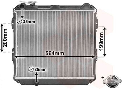 Comprar 58002088 VAN Wezel Radiador de auto